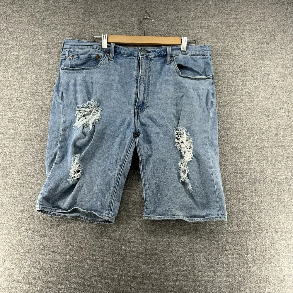 Levis‎ 502 Shorts Men Size 38 Blue Demin Cotton